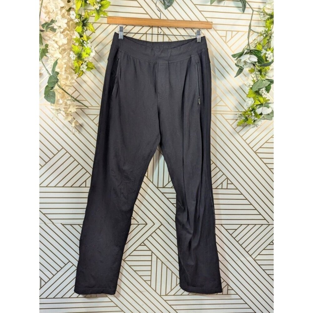 LULULEMON Men's Black Activewear Sweatpants Straight Leg Size Large READ